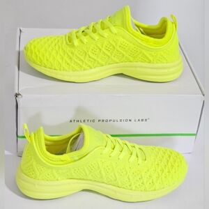 APL Women's TechLoom Phantom Sneakers Size 6.5 Neon Yellow/Green - NEW IN BOX